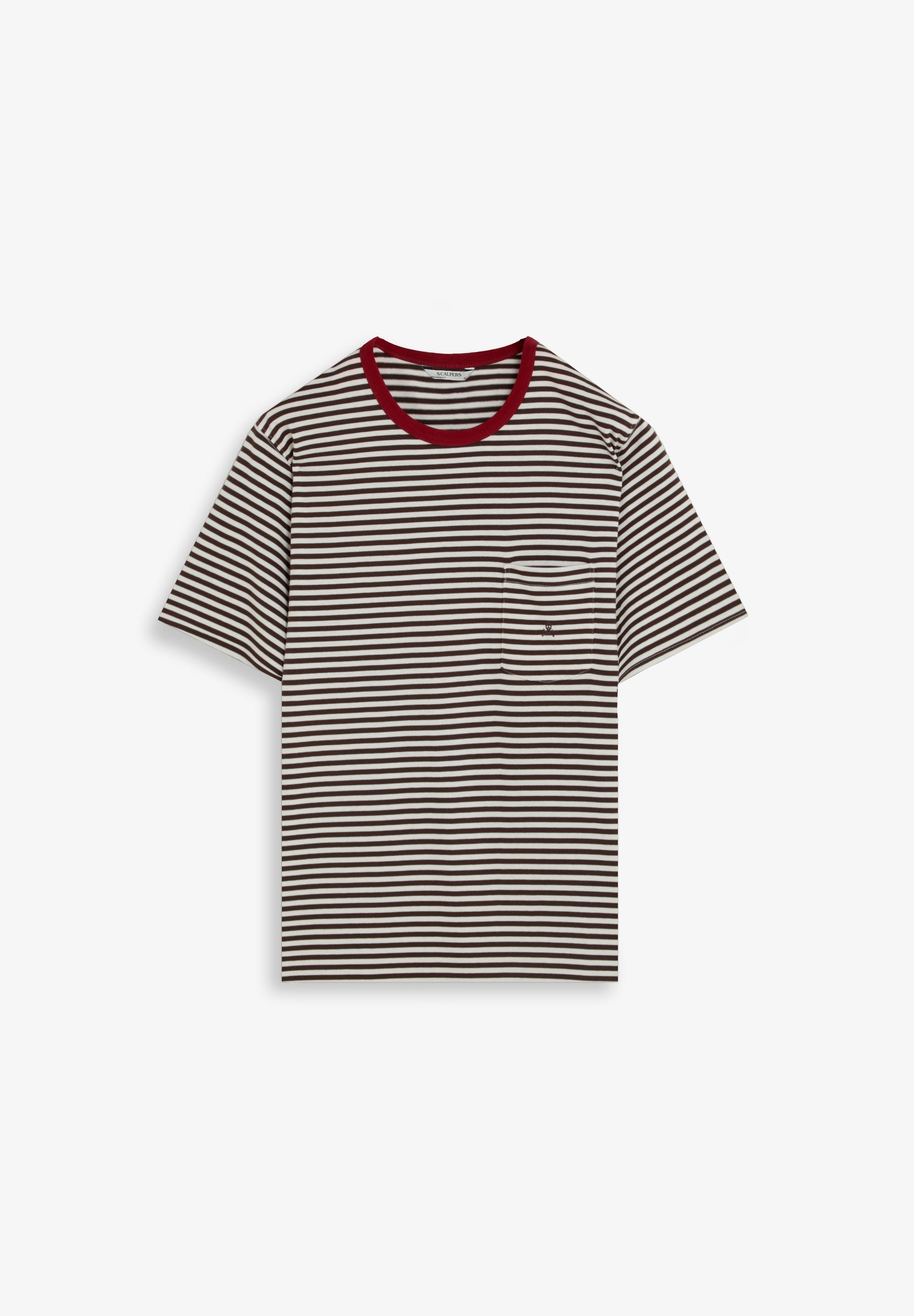 STRIPED POCKET TEE
