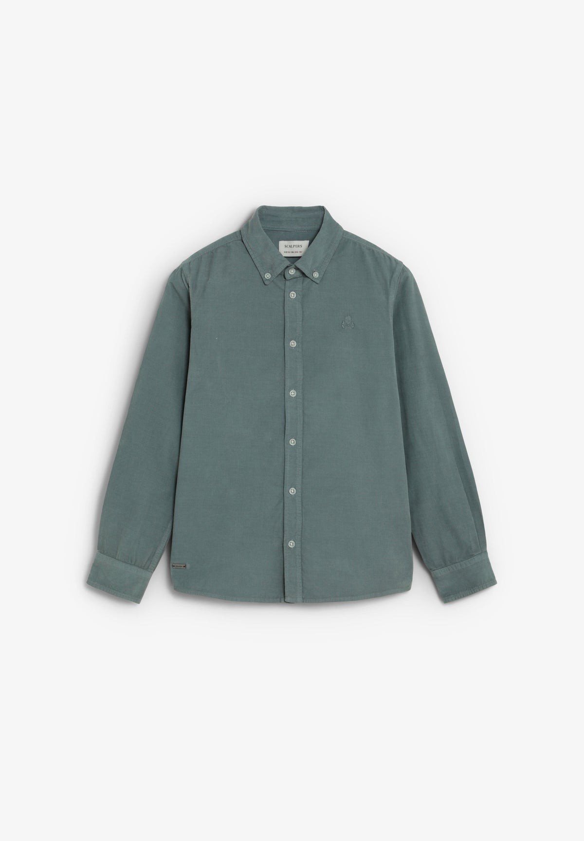 CORDUROY SHIRT WITH BUTTON-DOWN COLLAR