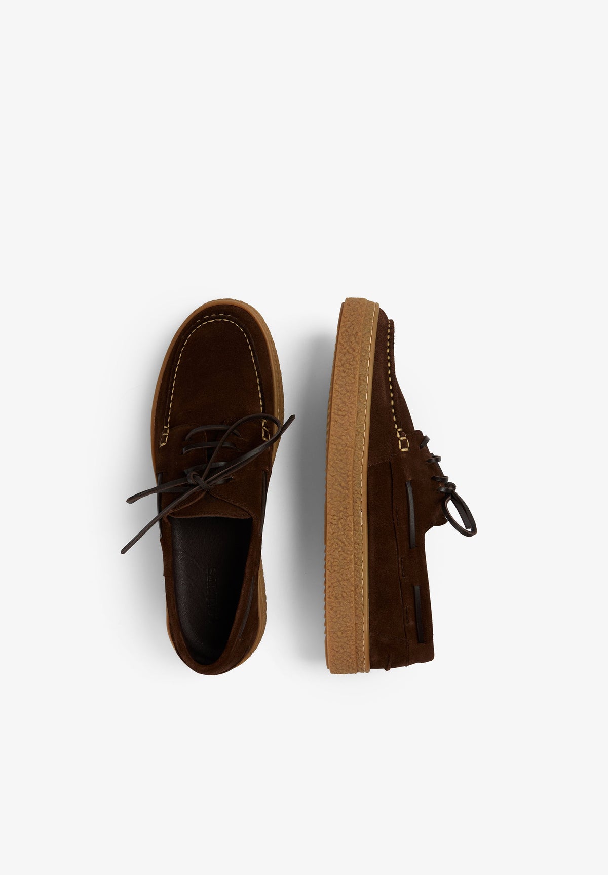 CONTRAST SOLE DECK SHOES