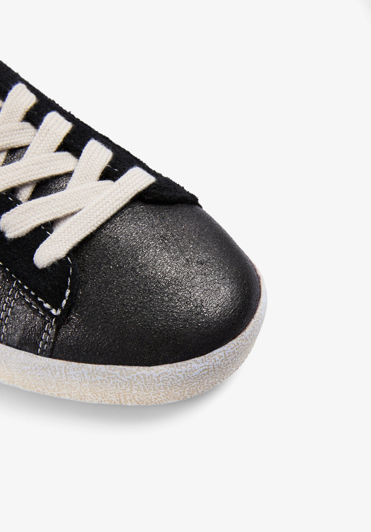 SCHENRY METALLIC SNEAKERS