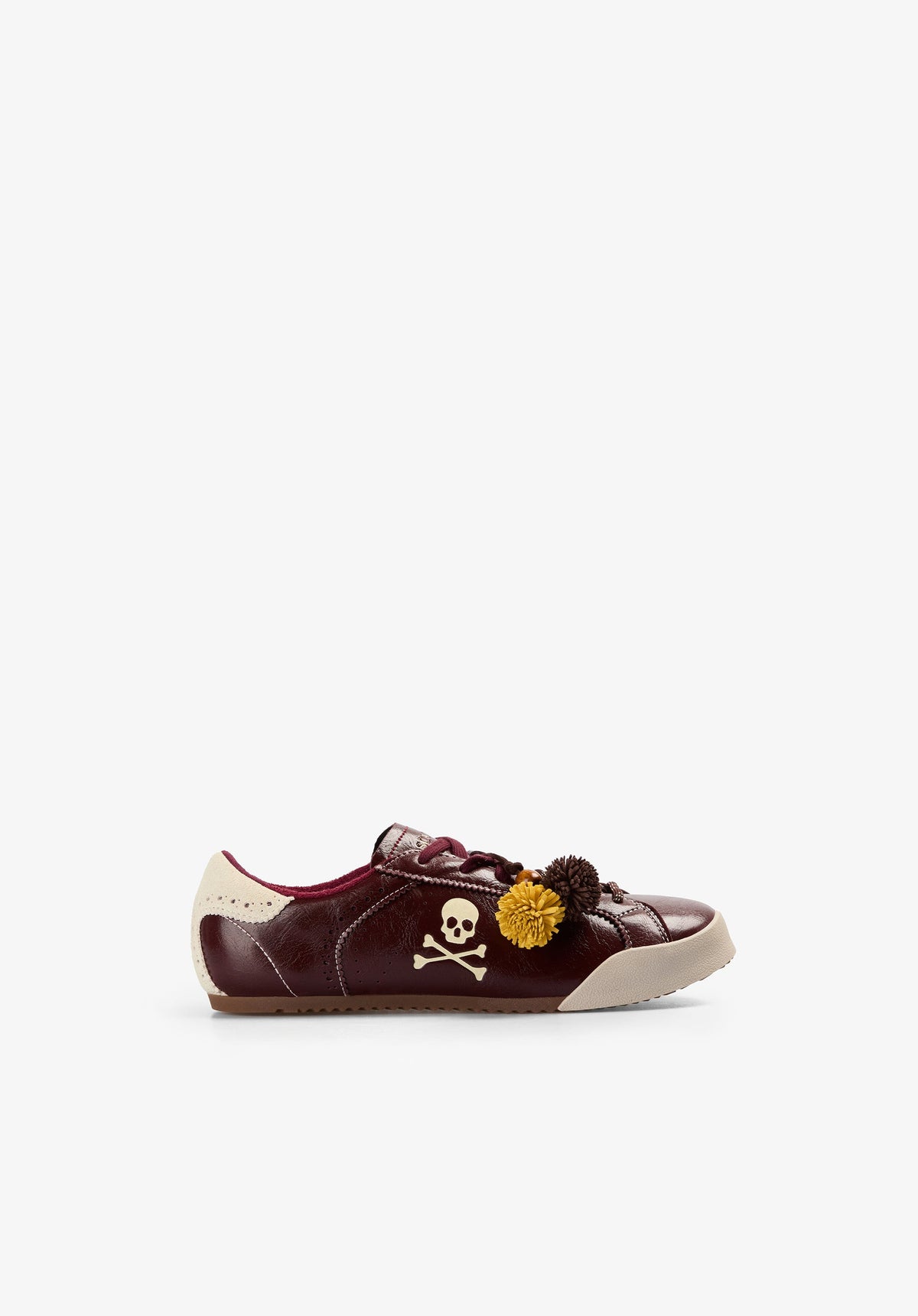 BOWLING SNEAKERS WITH SIDE SKULL
