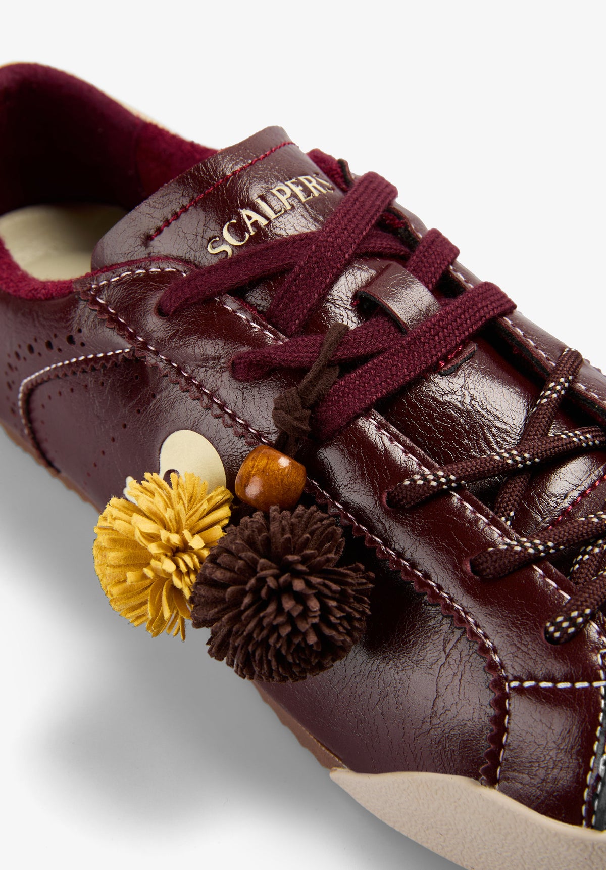 BOWLING SNEAKERS WITH SIDE SKULL
