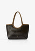 SCHULTERTASCHE AUS GEFLOCHTENEM LEDER 