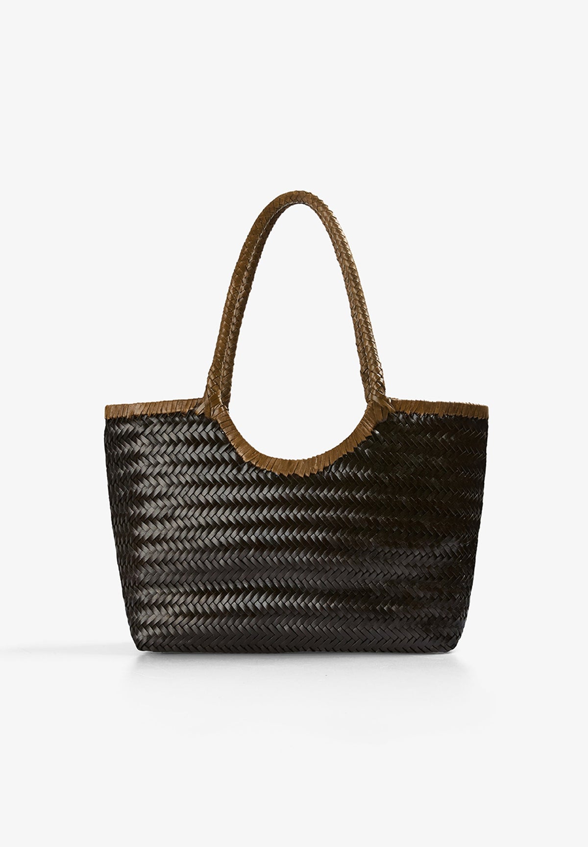 SCHULTERTASCHE AUS GEFLOCHTENEM LEDER 