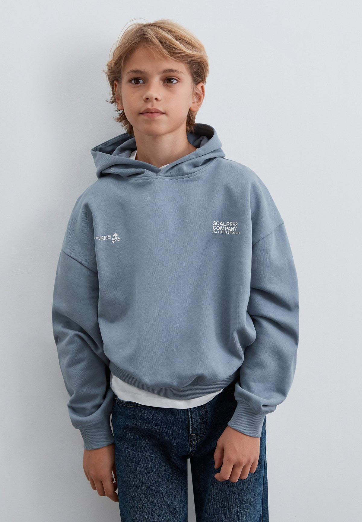 FELPA BOXY LOGO POSTERIORE