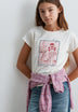 T-SHIRT IM RELAXED FIT MIT PRINT