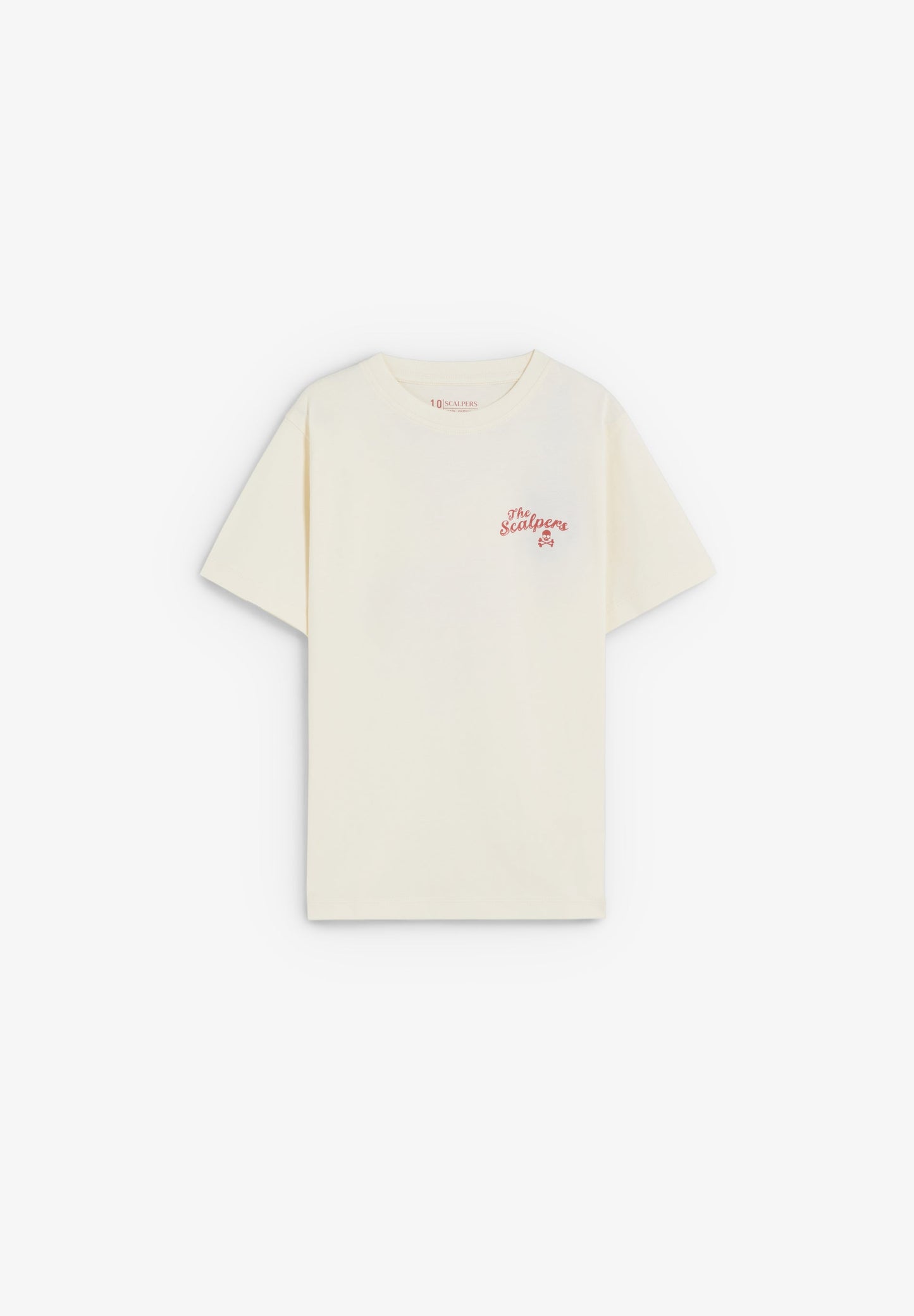 T-SHIRT MIT SPAGHETTI-PRINT
