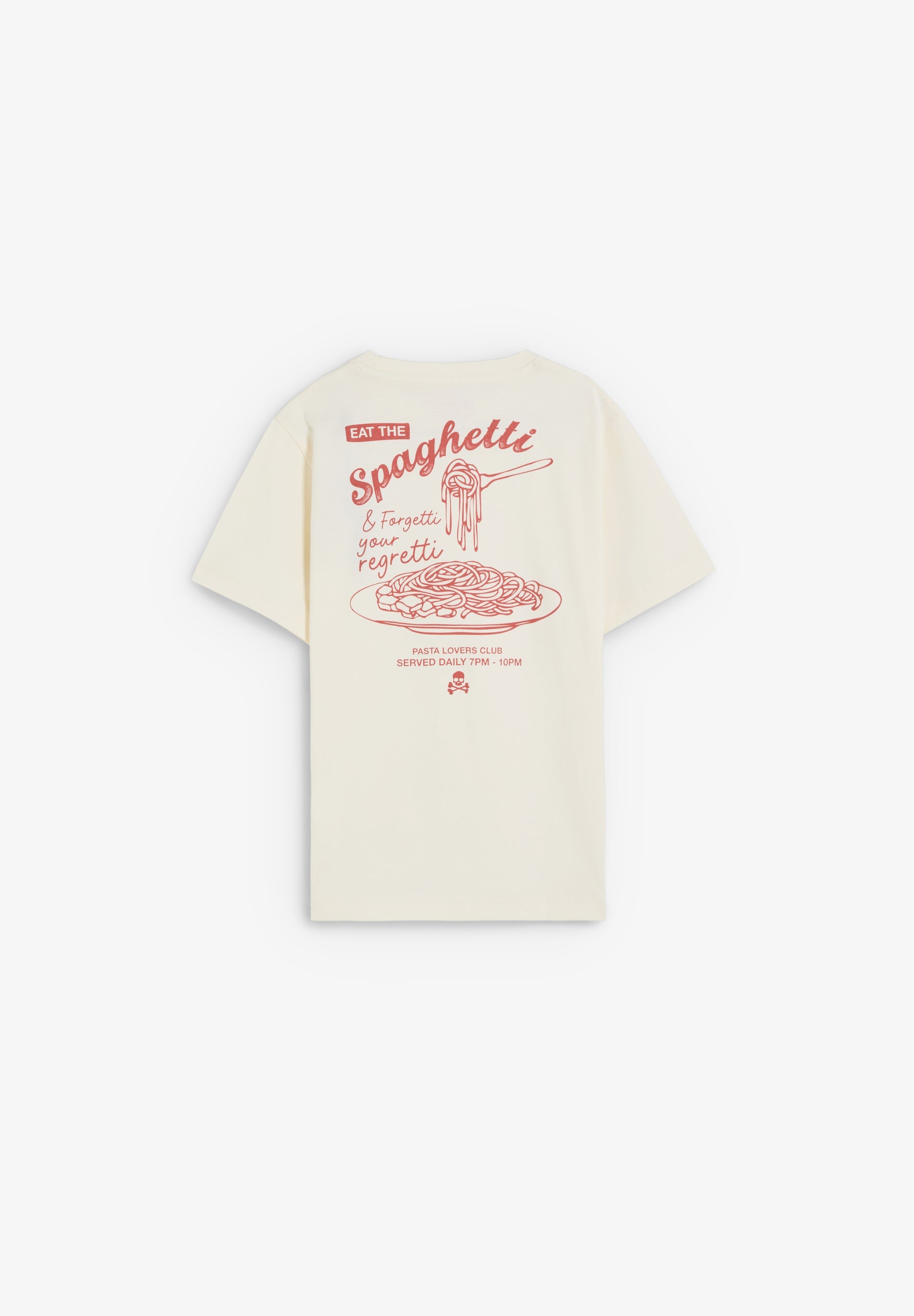 SPAGHETTI PRINT T-SHIRT