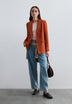 DOUBLE-BREASTED BLAZER WITH FLAPS
