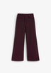 CHECK TROUSERS WITH BUTTON DETAIL