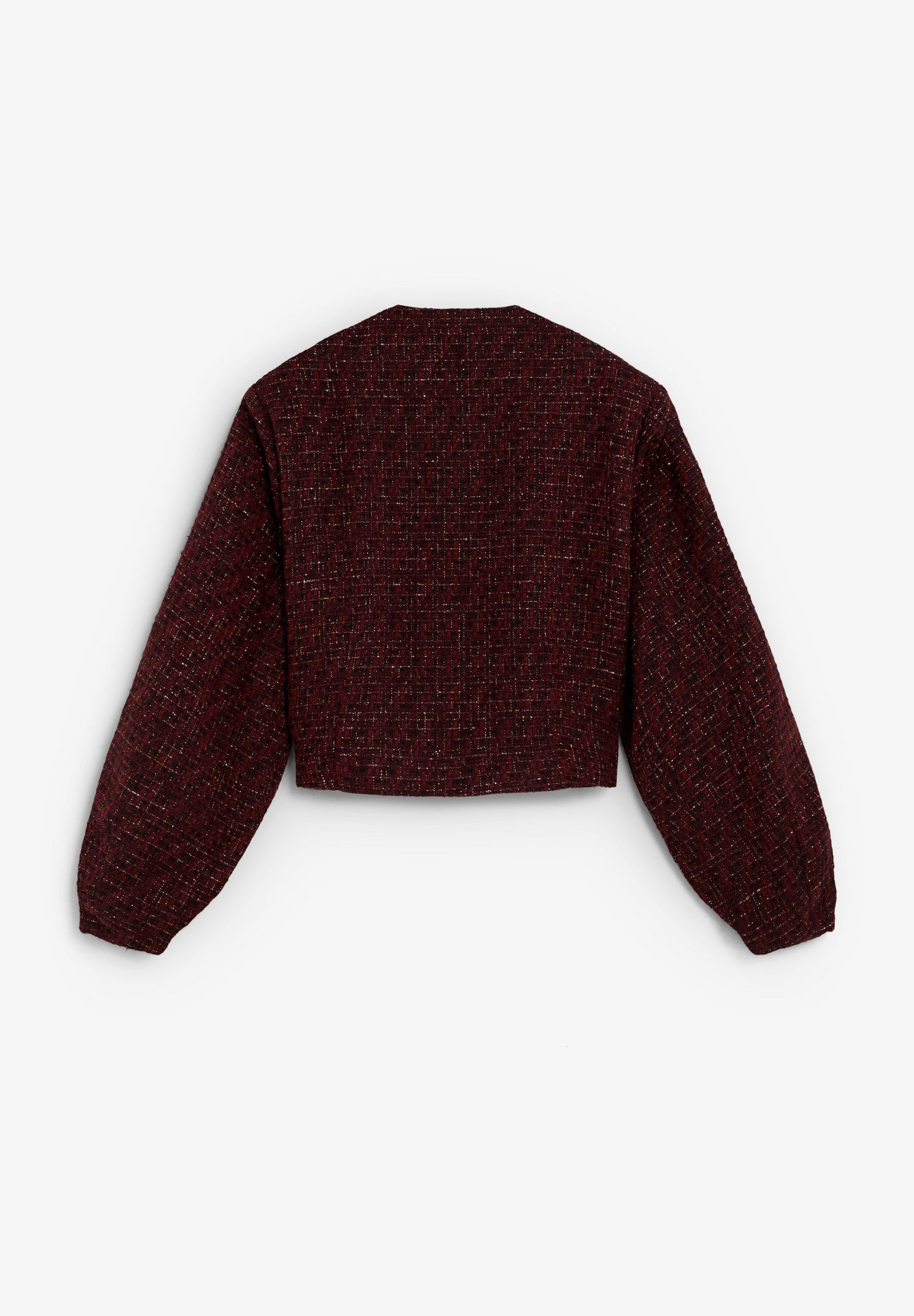 TWEEDJACKE MIT LAMÉFÄDEN