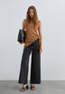 WIDE-LEG-JEANS MIT HOHEM BUND