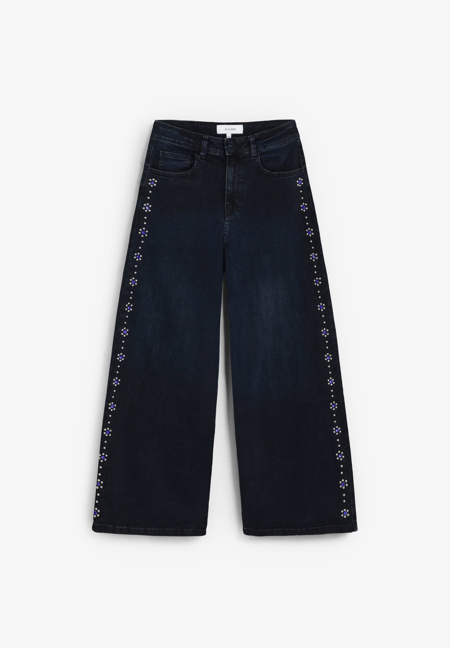 STUDDED CULOTTE JEANS