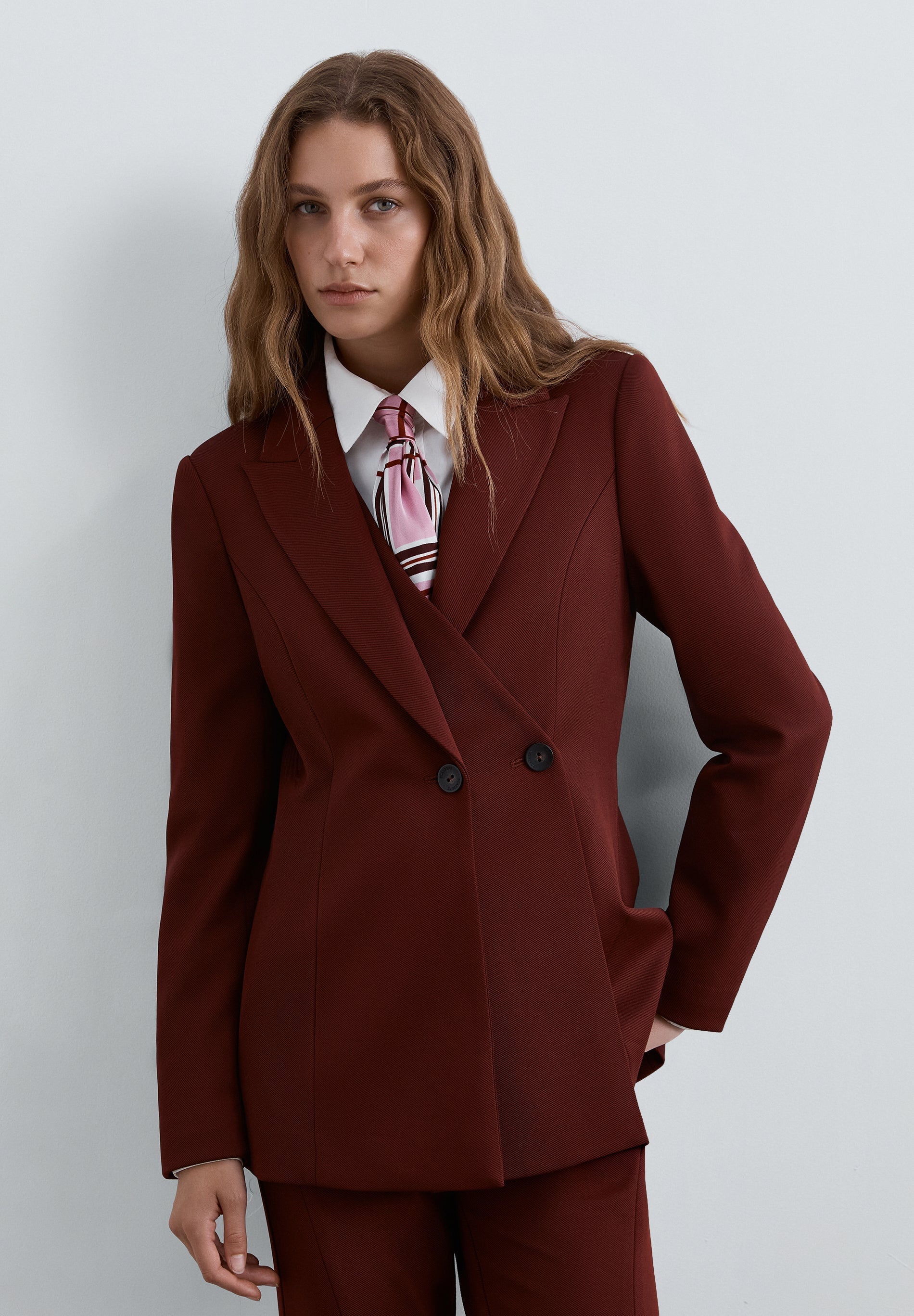 SCDOUBLE LAPEL BLAZER