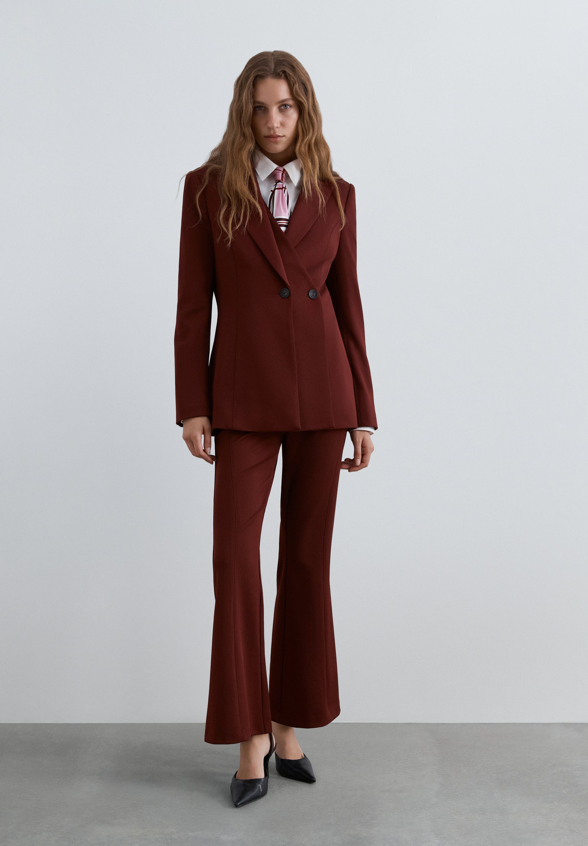 PANTALONI ANKLE A CAMPANA