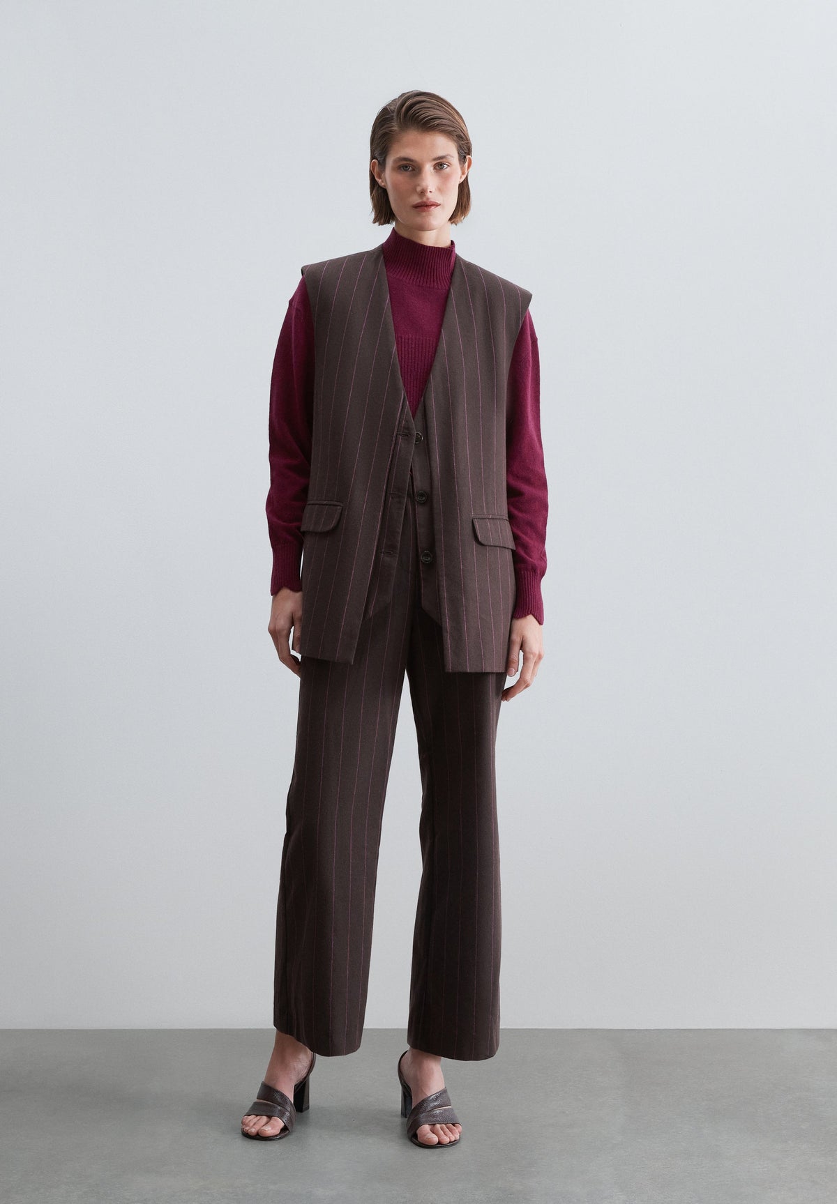PANTALONI DRITTI RIGHE
