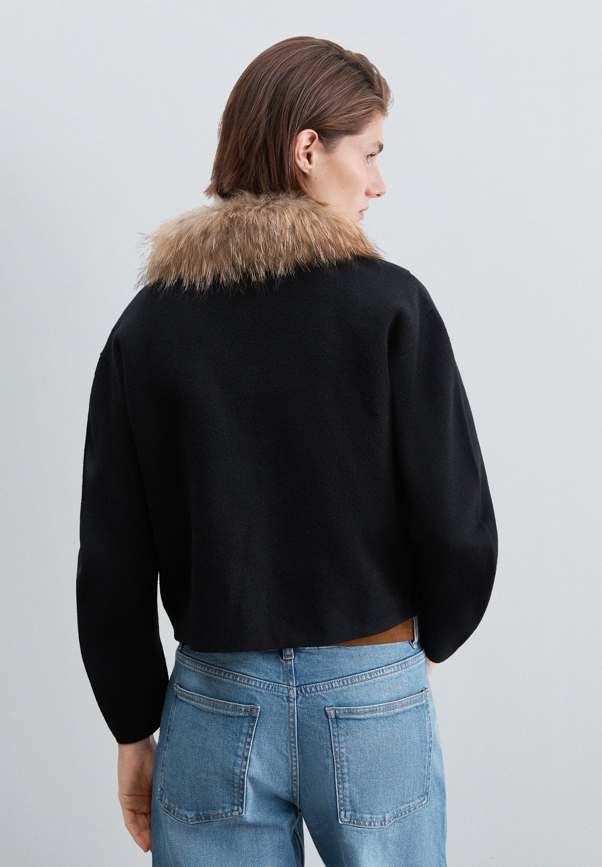 SCFURNECK CARDIGAN
