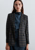 BLAZER CARREAUX AVEC CEINTURE
