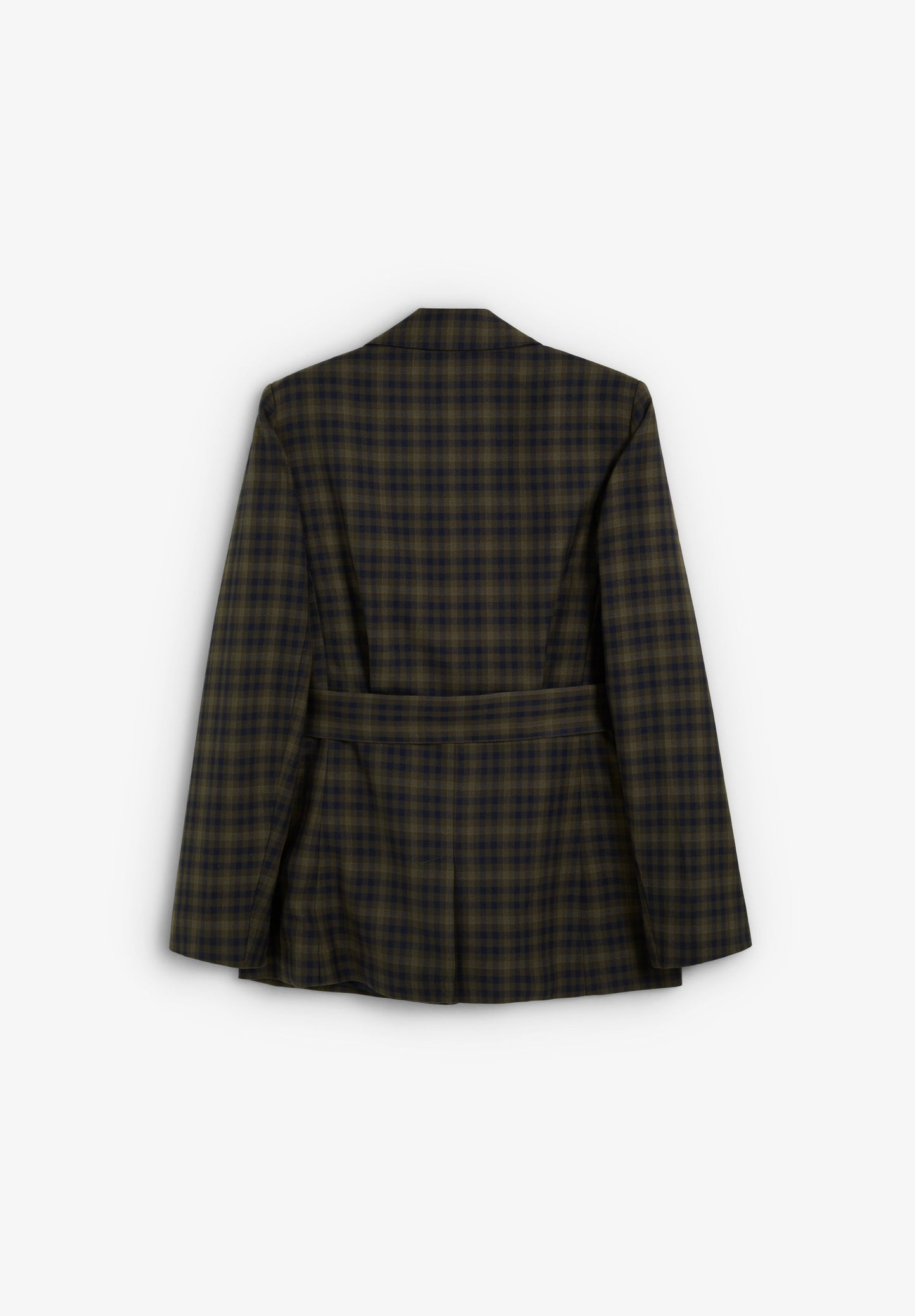 SCGREENCHECK BELT BLAZER