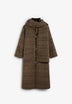 CHECKED COAT WITH SCARF