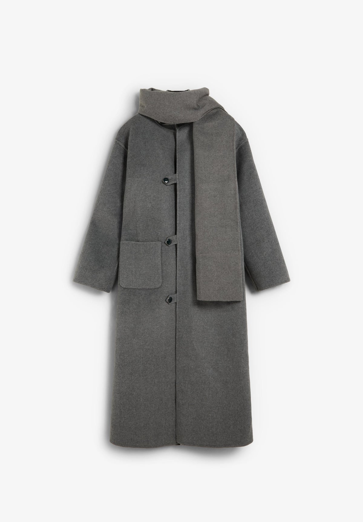MANTEAU RÉVERSIBLE AVEC ÉCHARPE