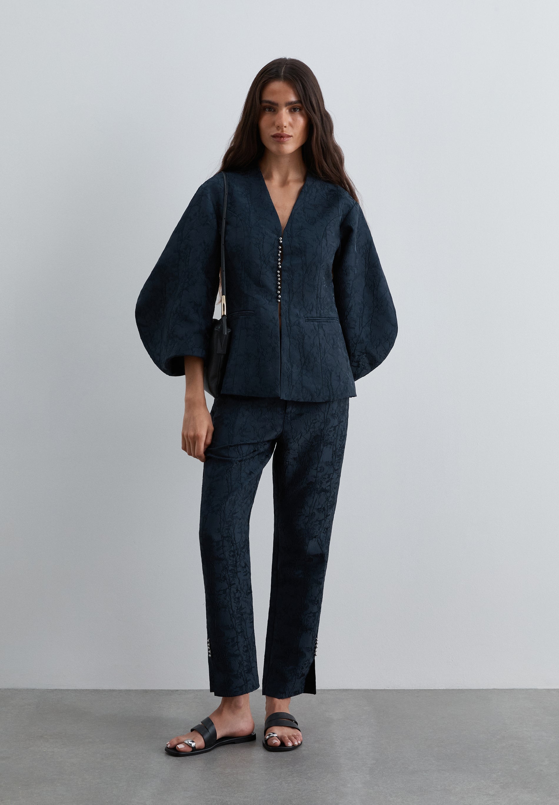 ANKLE-FLARE-JACQUARD-HOSE