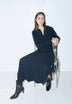 STRICKKLEID MIT POLOKRAGEN