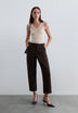 PANTALONI DRITTI LUREX