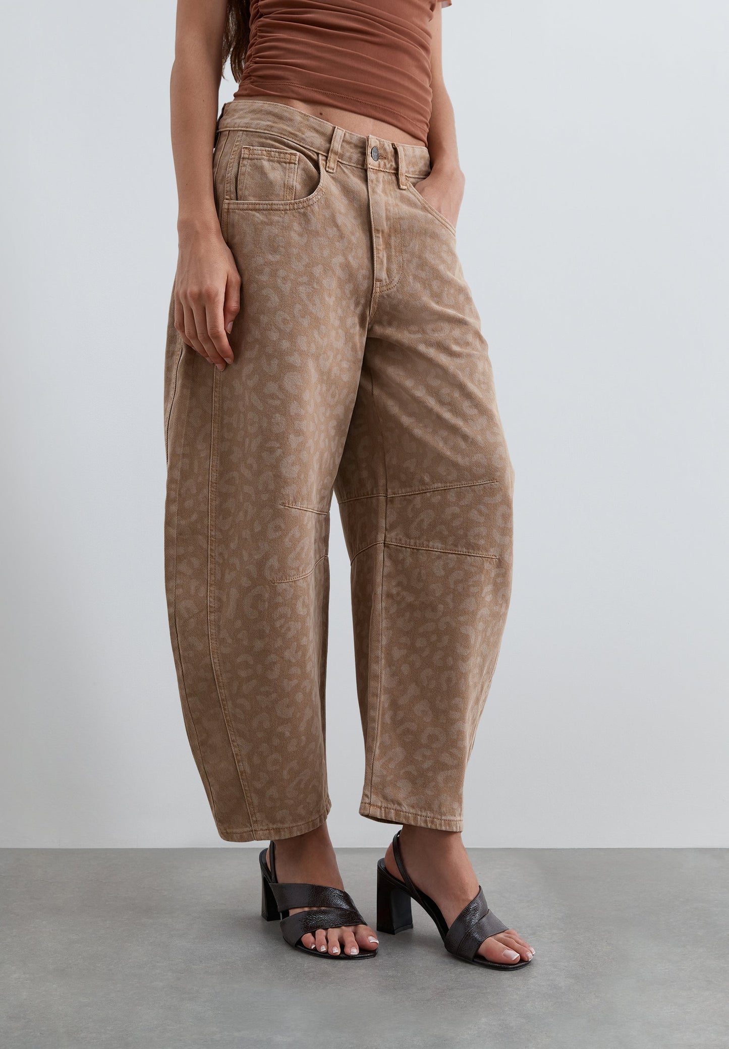 SCLEO BALLOON DENIM PANT