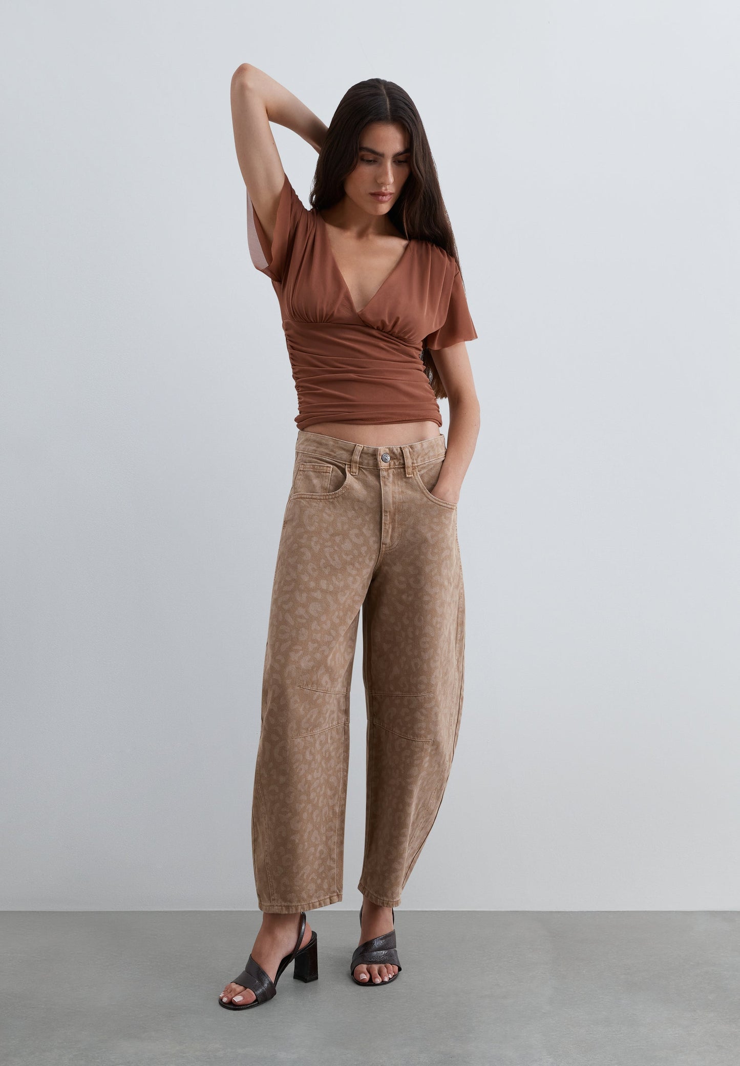 SCLEO BALLOON DENIM PANT
