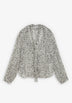 SCLEO FRINGES PRINT BLOUSE