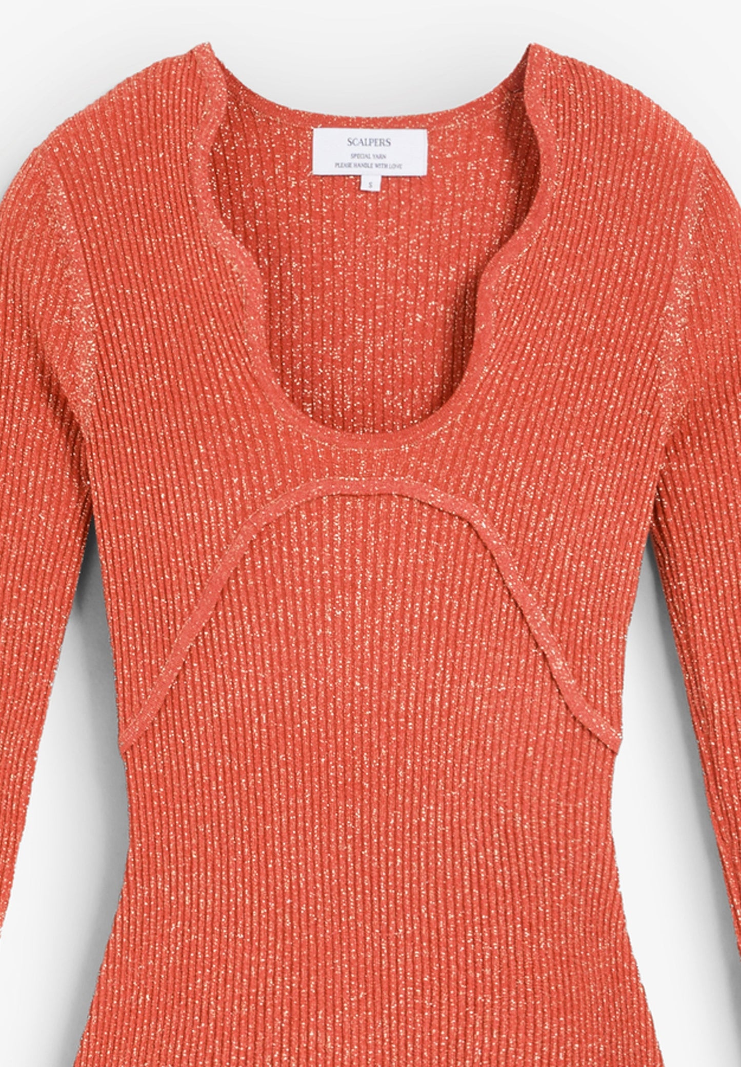 STRICKKLEID MIT LUREX