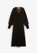 SCNET KNIT V DRESS