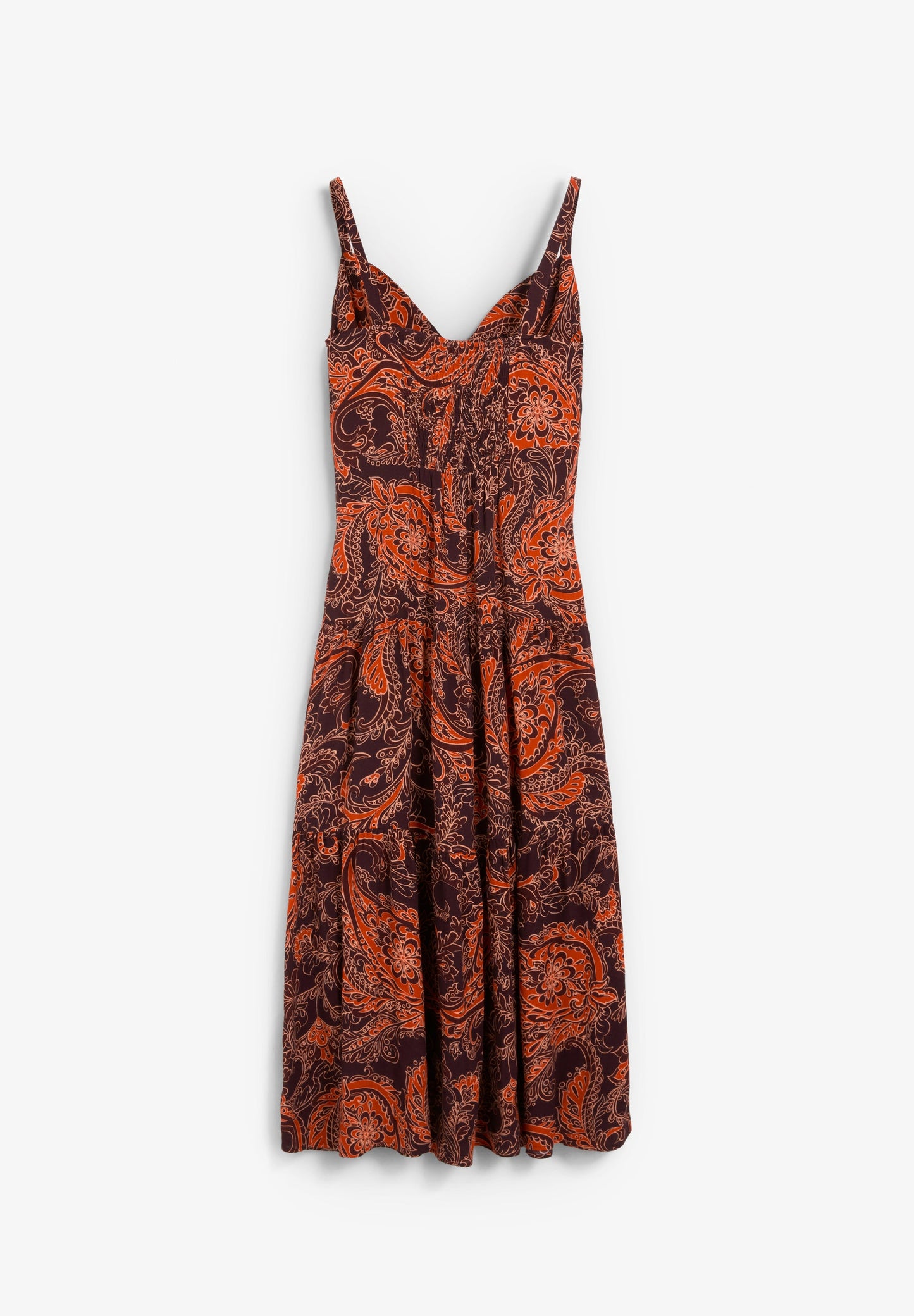 TEXTURED PRINT DRESS