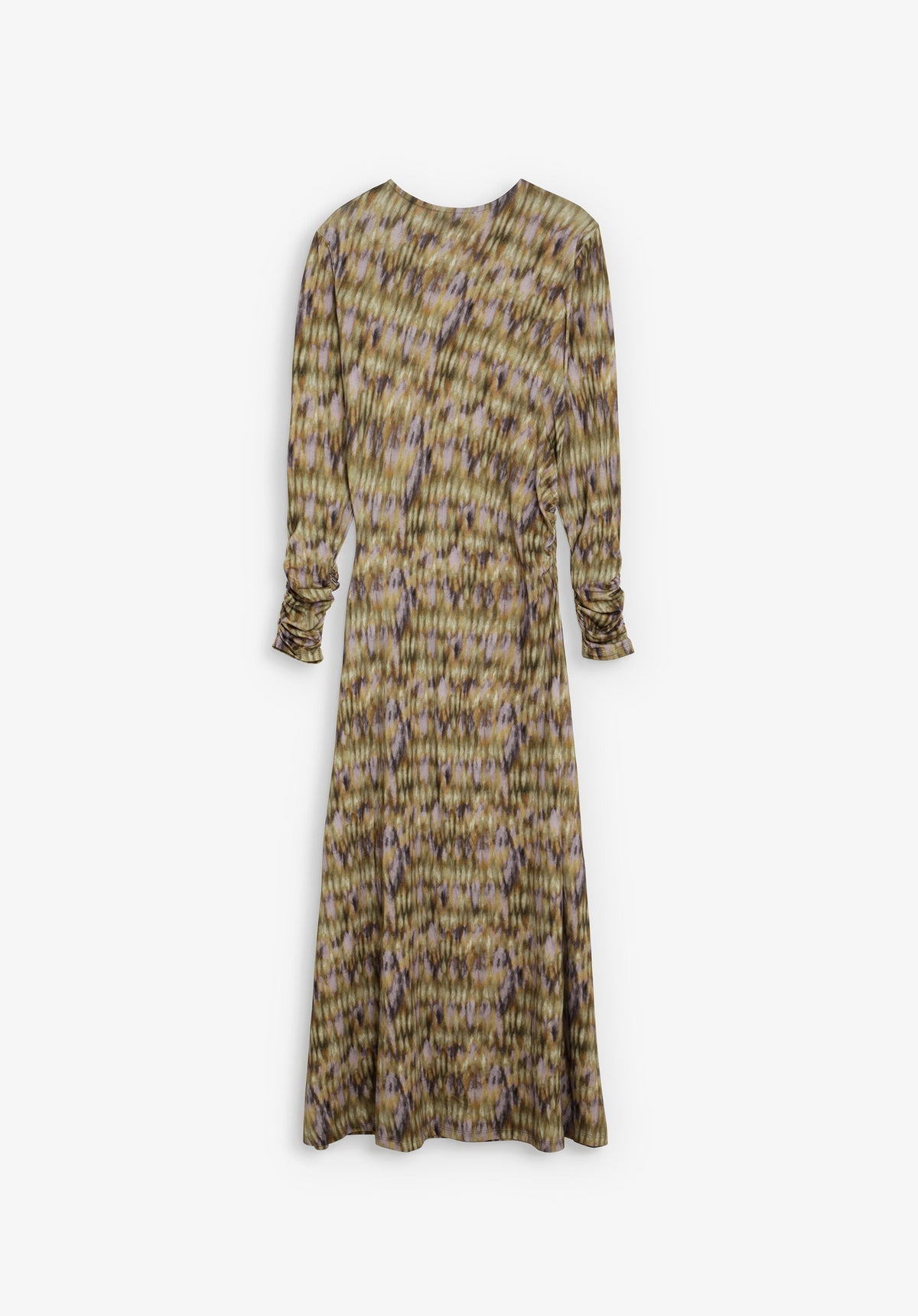 SCOVERLOCK GATHER JERSEY DRESS