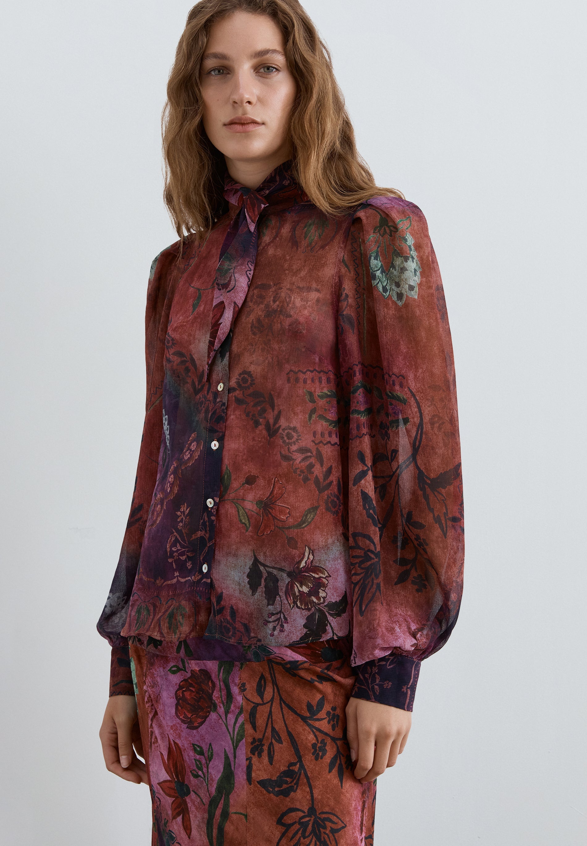 CHEMISE FLUIDE IMPRIMÉE