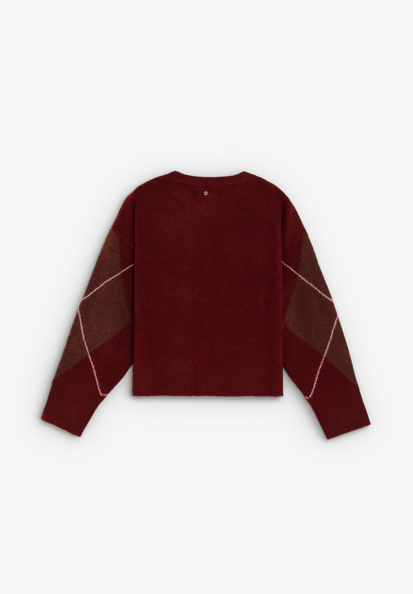 WOOL DIAMOND PATTERN SWEATER
