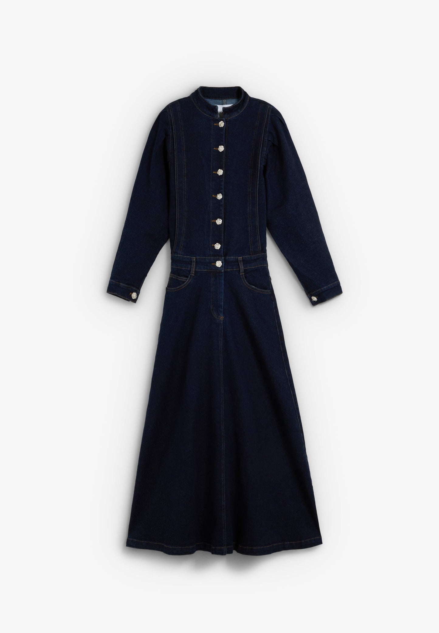 SCROSE DENIM DRESS