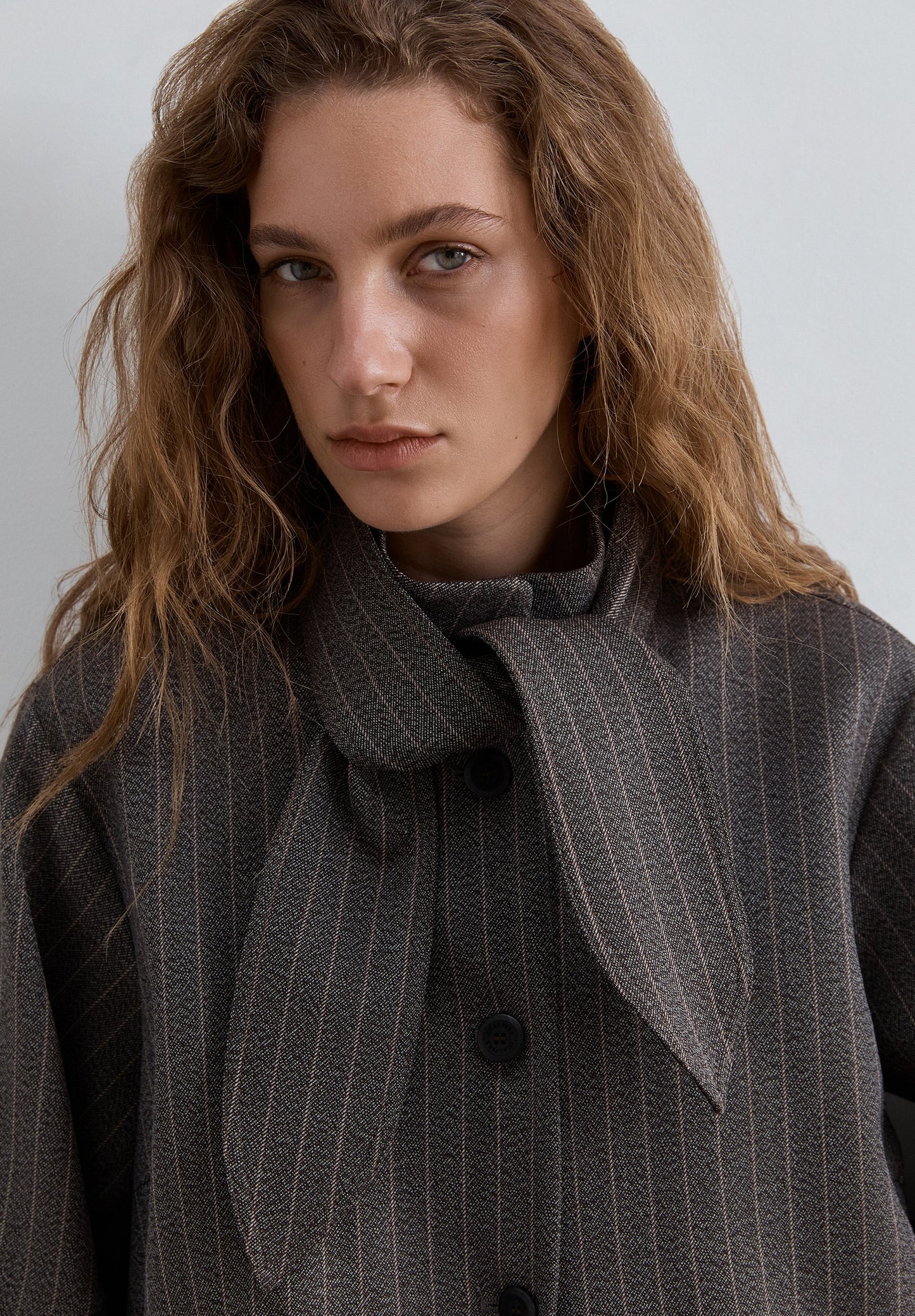 TIE NECK BOMBER JACKET