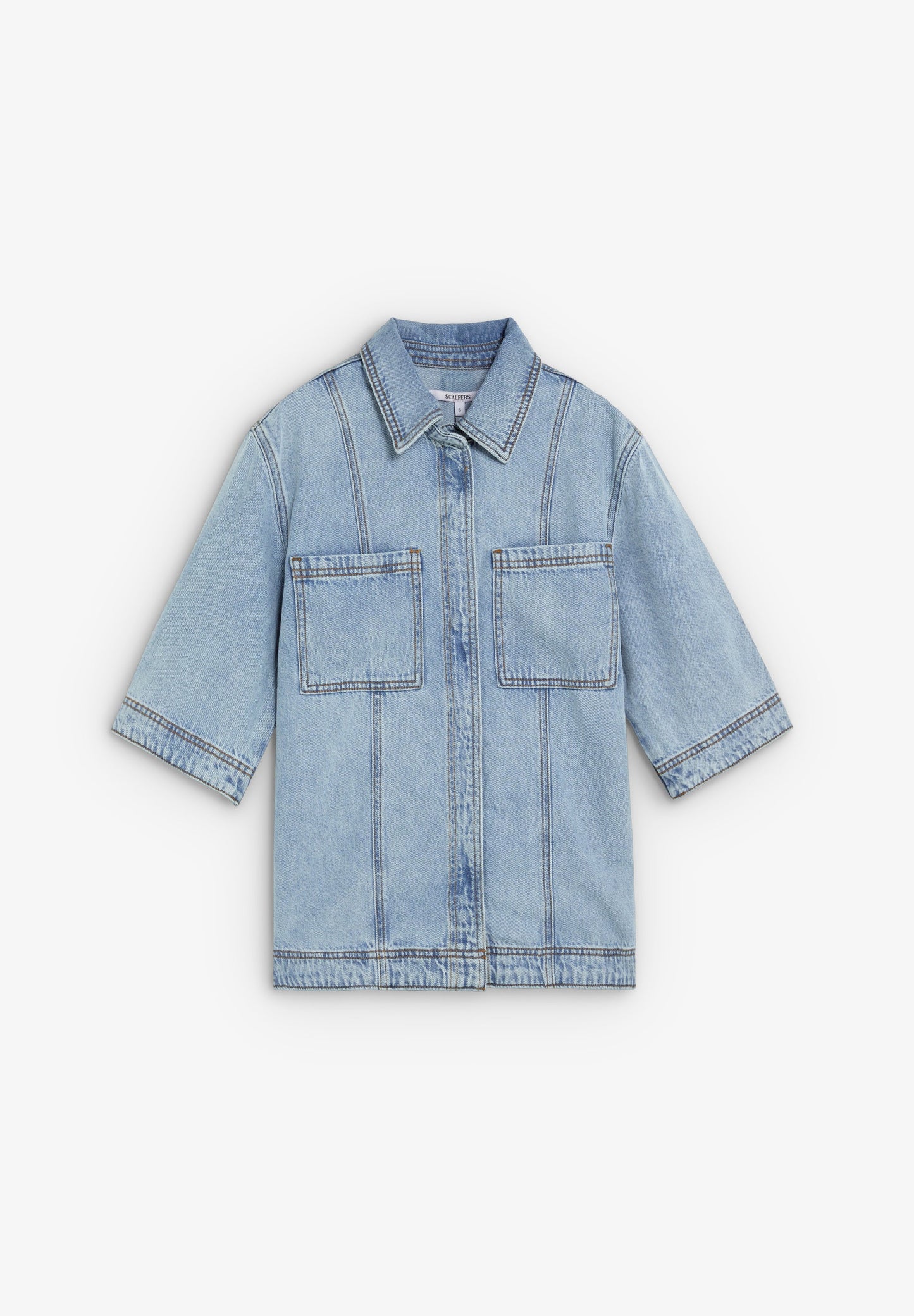 JEANSHEMD MIT KNÖPFEN