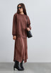 CONTRAST SWEATSHIRT DRESS