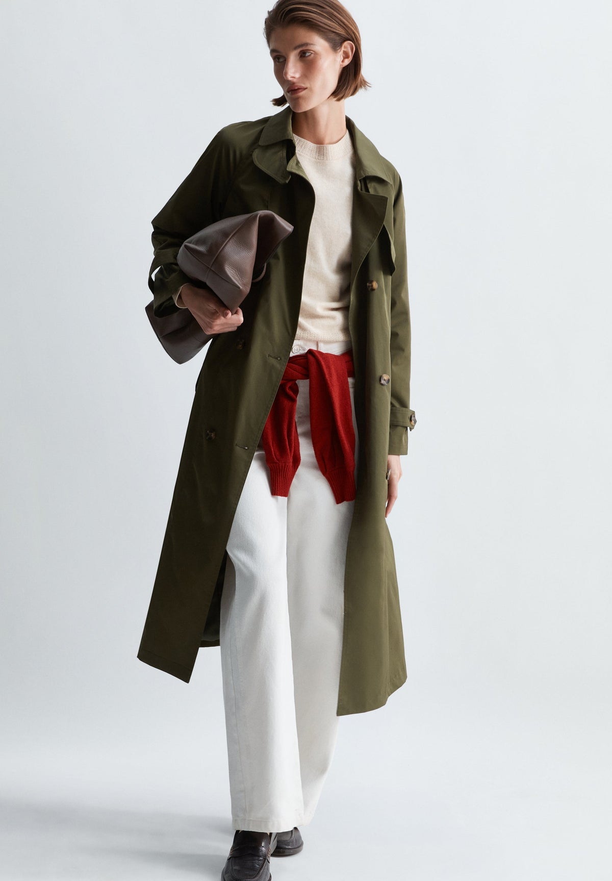 TRENCH COAT WITH REVERSIBLE GILET