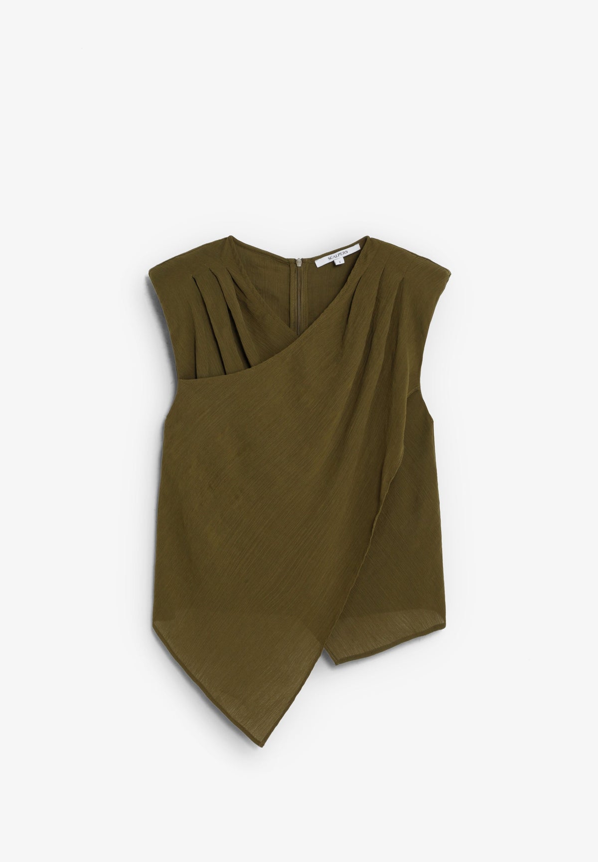 SCWRINKLE BRAID TOP