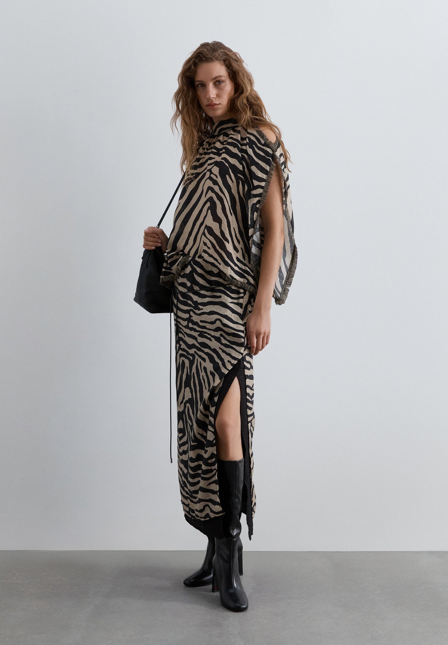 SCZEBRA FRINGES TOP