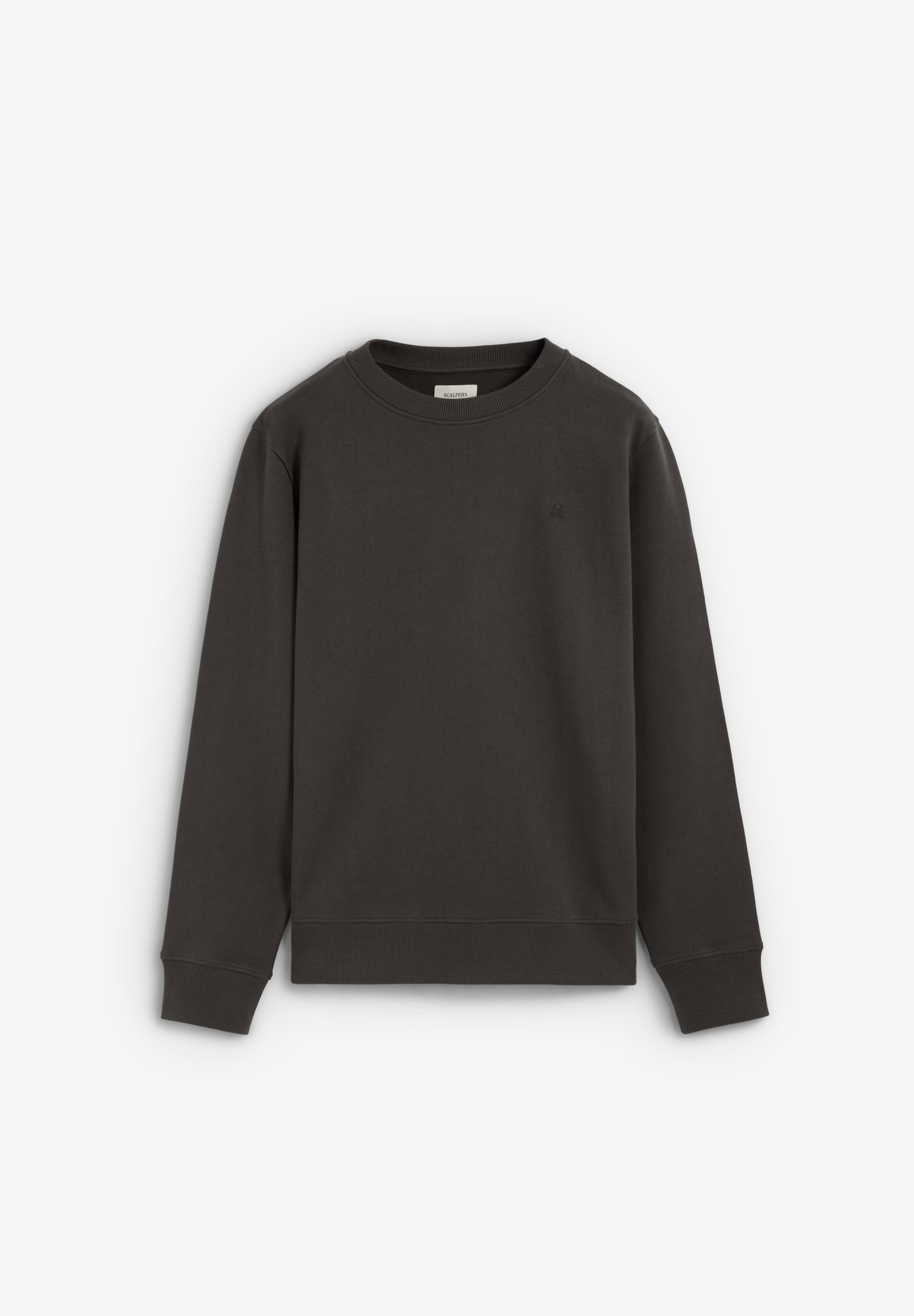 CREWNECK SWEATSHIRT WITH TONAL EMBROIDERY