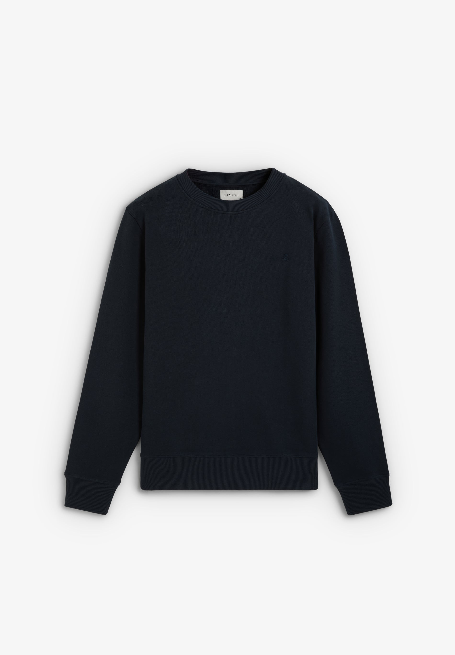CREWNECK SWEATSHIRT WITH TONAL EMBROIDERY