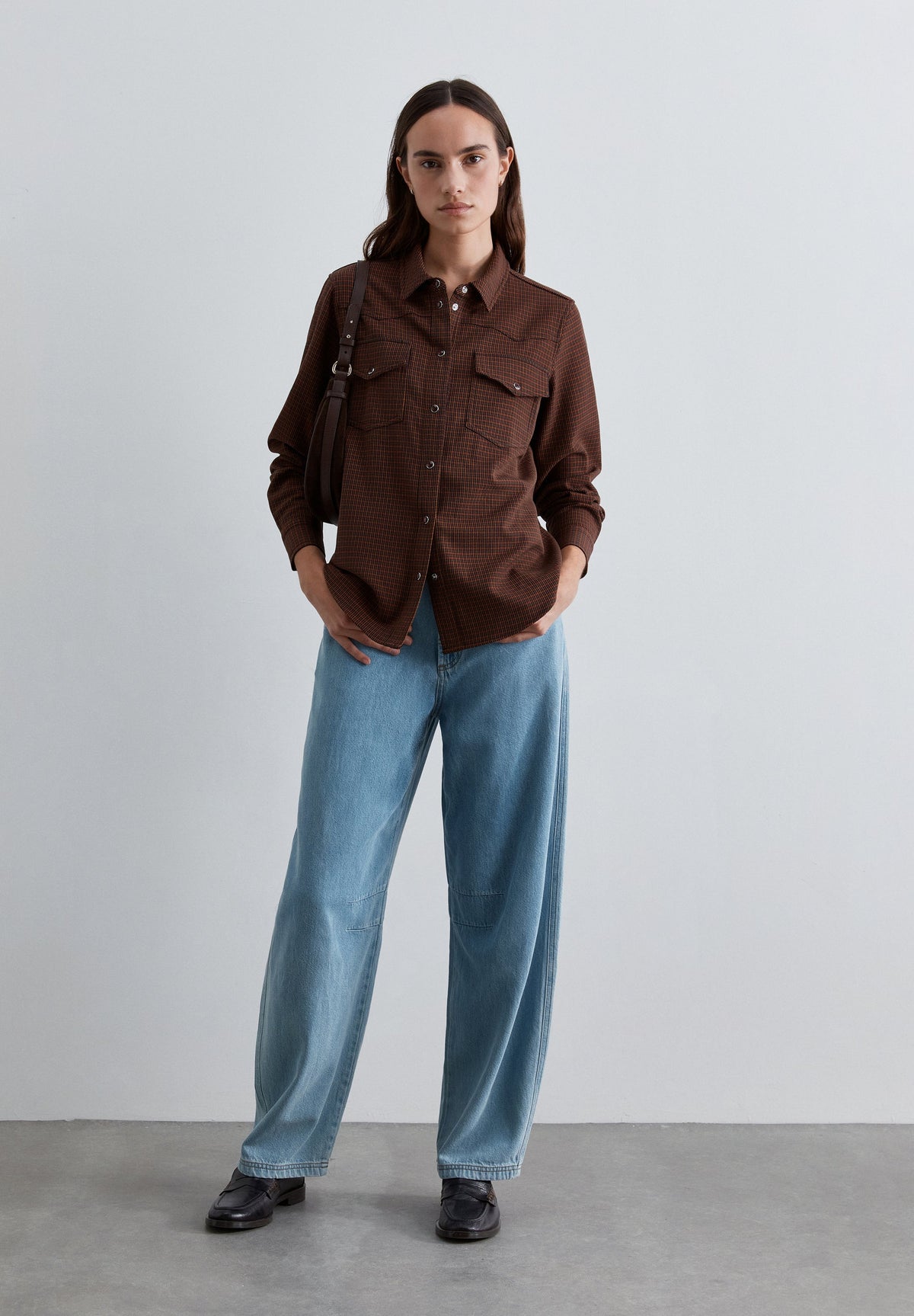 CHEMISE CARREAUX AVEC POCHES