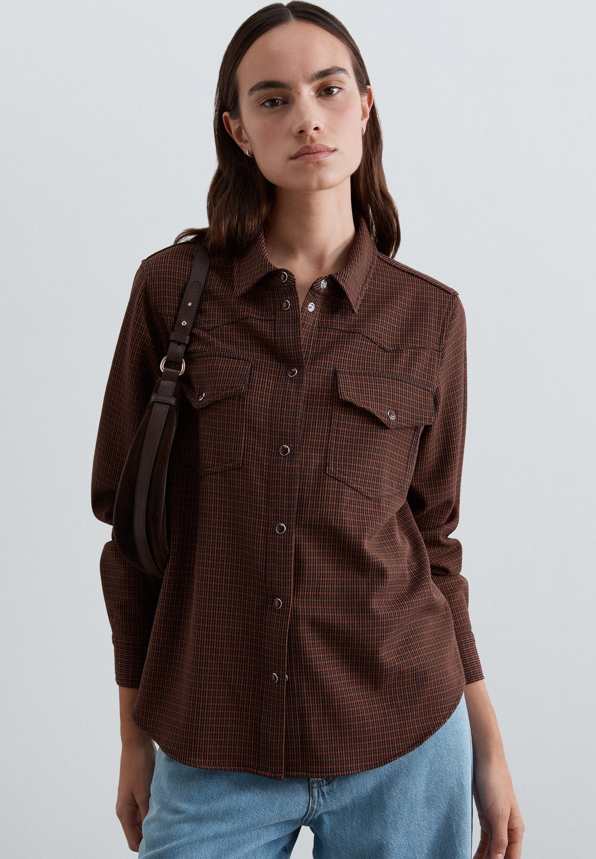 CHEMISE CARREAUX AVEC POCHES