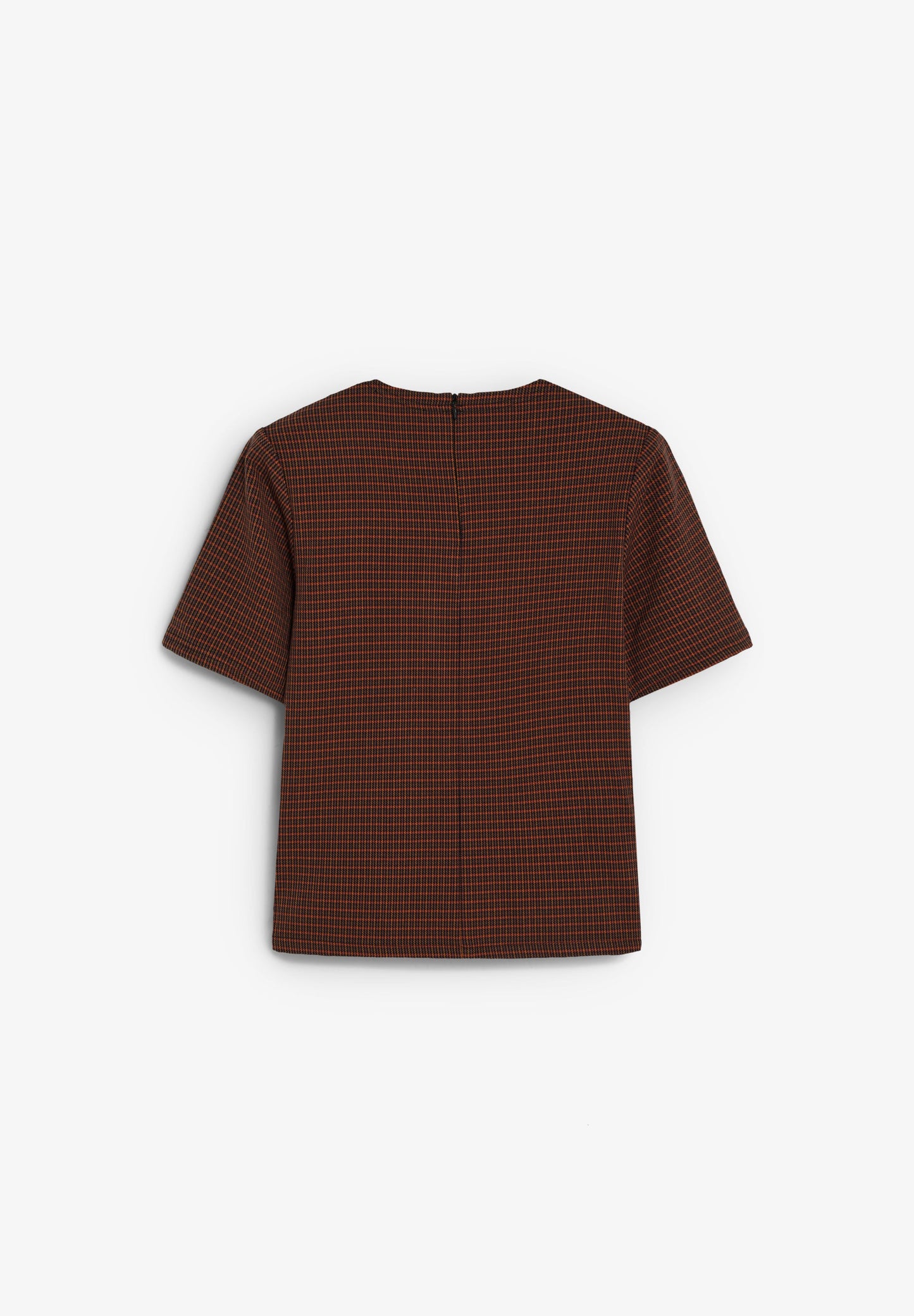 KARIERTES SHIRT MIT DETAIL AN DER SCHULTER