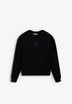 SCSHOULDER PADS EMB SWEATER